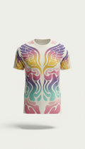 Cotton T-Shirt Rose Aura Metamorphosis