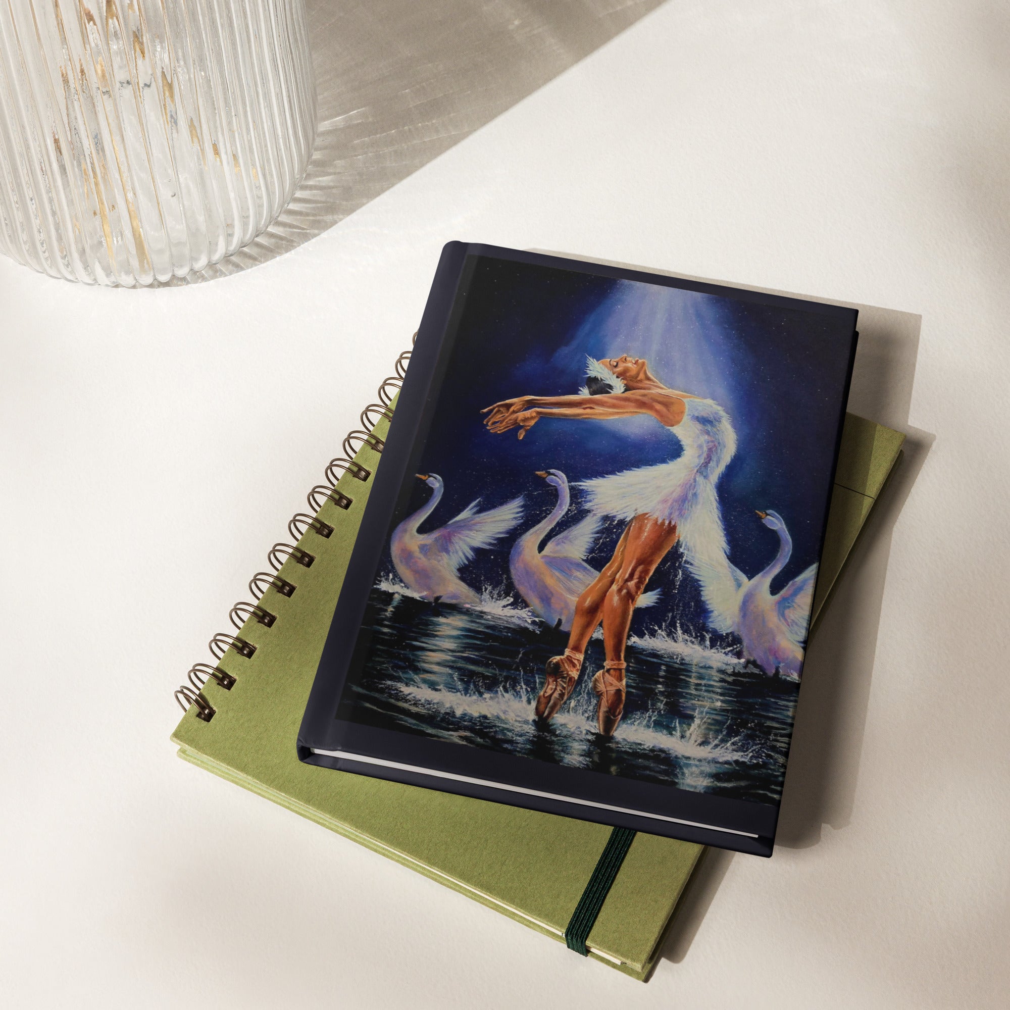 Swan Lake matte hardcover journal